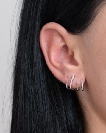 γυναικεια σκουλαρικια earcuffs ασημι