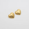 γυναικεια σκουλαρικια με καρδια απο ατσαλι